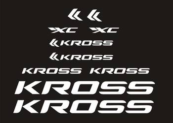 KROSS naklejki na rower gravel, górski, mtb, szosowy, trekkingowy