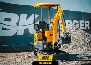 Mini Koparka Berger Kraus BK1250AS silnik KUBOTA skrętne ramie
