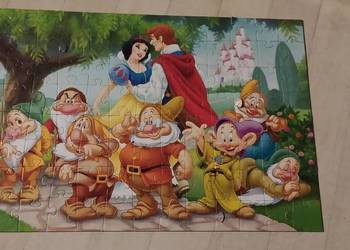królewna śnieżka i siedmiu krasnoludków puzzle 100 elementó