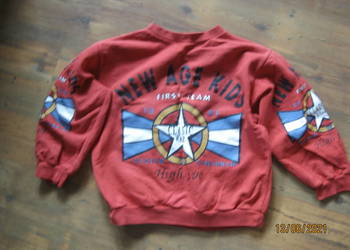 Czerwona bluza rozmiar 104