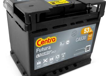 Akumulator 53Ah 540A Centra FUTURA  PRAWY PLUS
