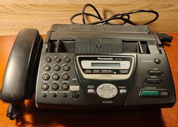 Telefon analogowy, Fax Panasonic KX-FT 78 plus 13 rolek nowego papieru