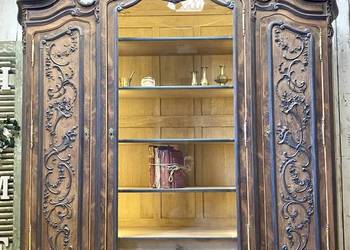 Biblioteka Galbe w stylu LUDWIK XV Paryż, Francja 1903 r. Witryna Antyk