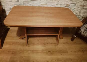 Stół, rozkładana regulowana ława