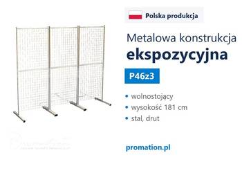 Kraty ekspozycyjne sklepowe kratownice wolnostojące z drutu