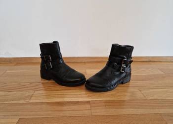 Buty kozaki botki zimowe czarne rozmiar 36 Xti