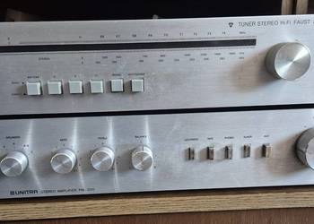 WZMACNIACZ PW2010 I TUNER STEREO HI FI FAUST AS205 UNITRA