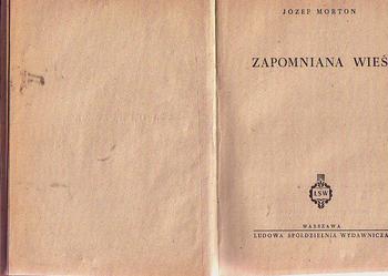 (5144) ZAPOMNIANA WIEŚ – JÓZEF  MORTON