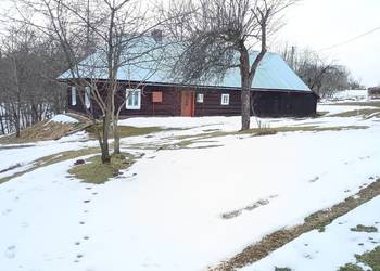 Dom drewniany do zamieszkania działka 24ary