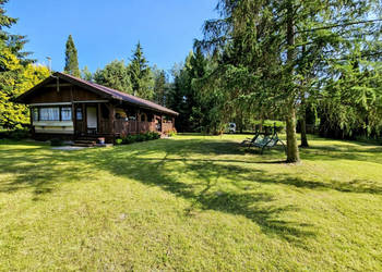 Działka rekreacyjna 1950 m2 / dom 35 m2 / 100 metrów jezioro Głowińskie