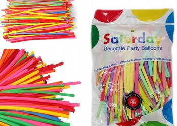 Pastelowe Balony do modelowania 100sztuk