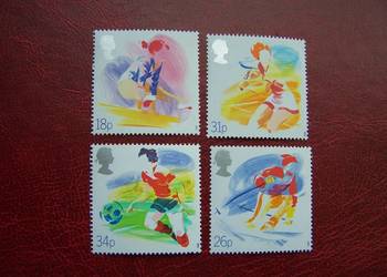 Wielka Brytania 1988 MNH Mi. 1143/46 Sport