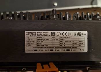 EMB wittlich KDD 0,75 29207101/23 dławik komutacyjny 750var