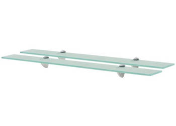 Półki szklane 2 szt. 80 x 10 cm 8 mm WM-3051499