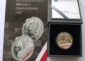 10 zł Wyklęci przez komunistów Mieczysław Dziemieszkie ,,Rój "