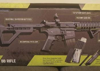 Karabinek AR15 na CO2 kulki BB 4.5 mm