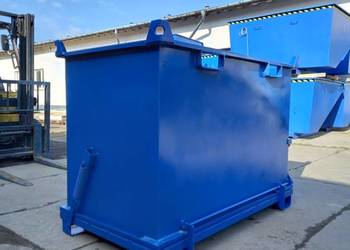 Kontener z klapowym dnem PMDB 1300 L od polskiego producenta