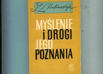 Myślenie i drogi jego poznania - Rubinsztejn