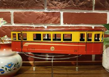 Zabawka VINTAGE PRL: Metalowy Wagonik / Tramwaj (A-119, Bydgoszcz?)