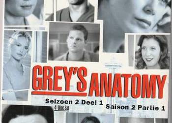 Grey's Anatomy Sezon 2 część 1 Odc 1-14 ang/niem