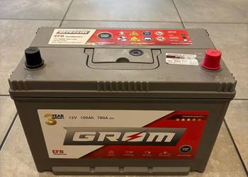 Akumulator Grom Efb Start&Stop 100Ah 780A Japan Lewy Plus