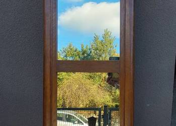 Szafka lustro ze skrzyni starego międzywojennego zegara 1937r F055