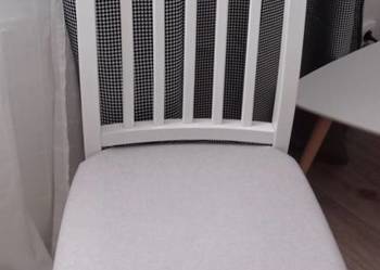IKEA EKEDALEN Krzesło biały Orrsta jasnoszary