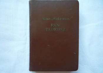 Pan Tadeusz A. Mickiewicz Stara Książka Czytelnik 1954r