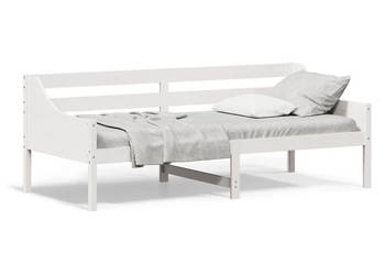 Łóżko dzienne bez materaca białe drewno sosnowe 80x200 cm WM-842827