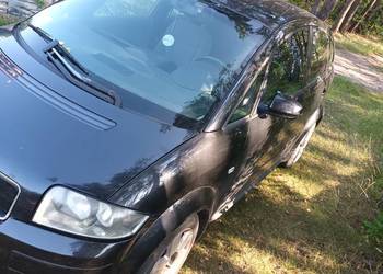 Sprzedam audi a2 1.4 benzyna 2001r czarna chatback klima wspomaganie