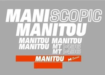 Naklejki oklejenie MANITOU MANISCOPIC MT 1436 Zamiennik