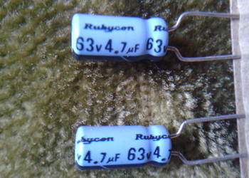 Kondensatory elektrolityczne Rubycon 4,7uF 63V  10szt