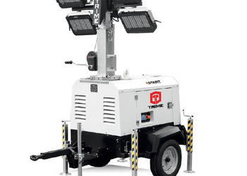 Mobilny maszt oświetleniowy 8 m 4x320W 5000 m2 Trime X-START