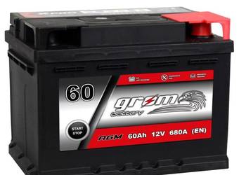 Akumulator GROM AGM START&STOP 60Ah 680A DARMOWA WYMIANA