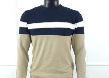 Sweter meski w paski M XL