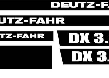 naklejki deutz fahr dx 3.90s