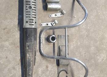 Wsk dudek 175 Tłumik, wydech, kierownica