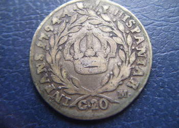 Stare monety 20 grani 1794 Neapol srebro