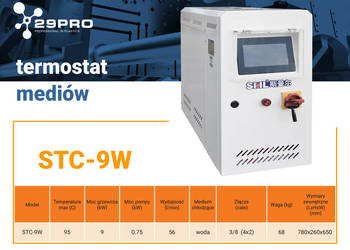 Termostat regulator temperatury formy wtryskowej 9 kW SML STC-9W