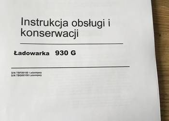 dtr instrukcja obsługi ładowarka caterpillar 930g i inne