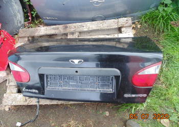 Klapa tylna tył Daewoo Lanos sedan czarna