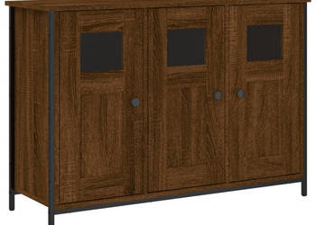 Szafka brązowy dąb 100x35x70 cm materiał drewnopochodny WM-835523
