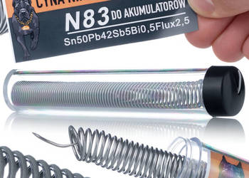 Cyna Lutownicza Sn50Pb42 0,8mm 13g | Fiolka, 183–215°C