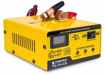 Prostownik MIKROPROCESOROWY Akumulatorowy 6V 12V PM-PM-40B