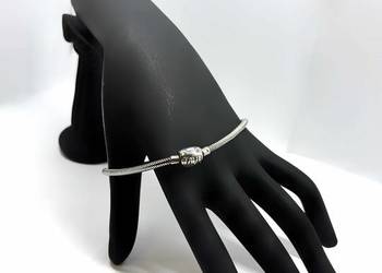 Nowa Srebrna Bransoletka pr 925 8,44g (Długość 19 cm)