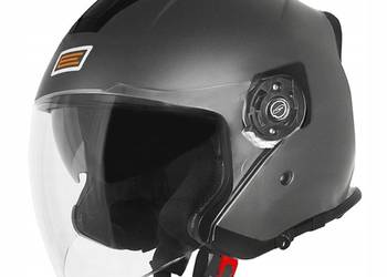KASK MOTOCYKLOWY SKUTER PALIO 2.0 SOLID TITANIUM MATT XL HOMOLOGACJA