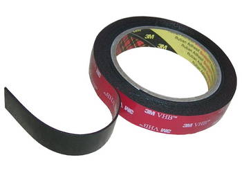 Dwustronna taśma 25mm x 0.6mm x 33m VHB czarna