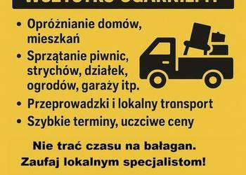 Transport, przeprowadzki, wywóz gratów + MONTAŻ MEBLI