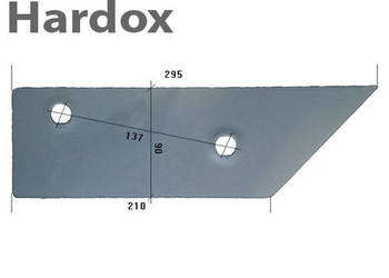 Płoza krótka HARDOX 24061913/L części do pługa STEENO