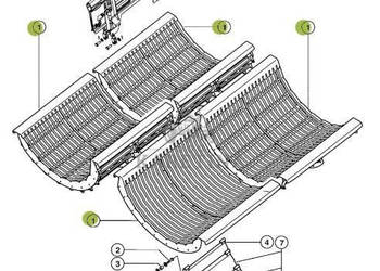 Claas Lexion 570 Klepisko Kosz Oddzielania 0007933651 00 0793 365 1
